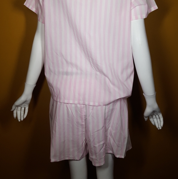 Mickey Mouse Bubblegum Stripped Fancy Pajama Set - Picture 4 of 11